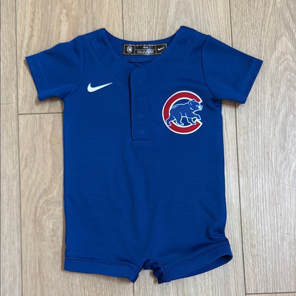 Nike Chicago Cubs Official Jersey Romper